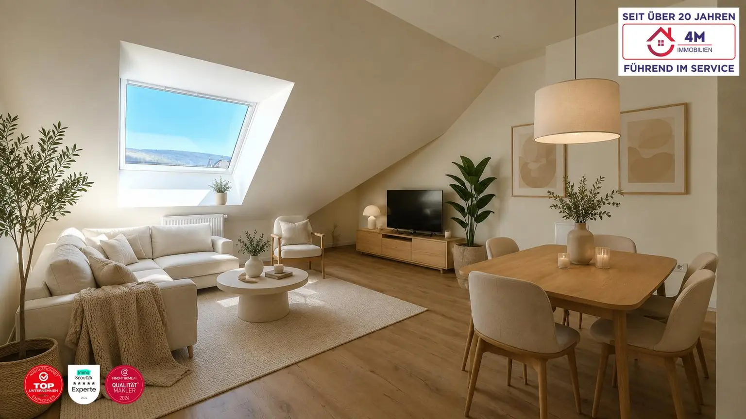 Wohnzimmer gestagt