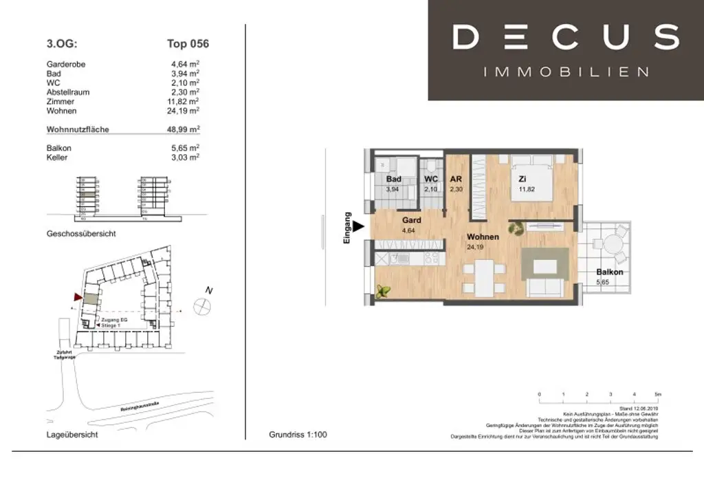 | 1. MONAT MIETFREI | 2 ZIMMER | MIT BLICK IN DEN INNENHOF | REININGHAUSPARK | GRAZER HAUPTBAHNHOF