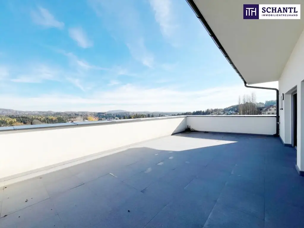 Majestätisches Penthouse in den Weinbergen - Ein exklusives Refugium mit unvergleichlichem Panorama - in 8113 Sankt Bartholomä!