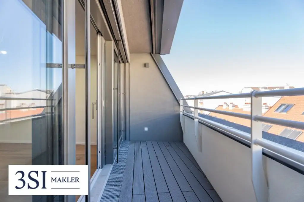Ein Zuhause zum Wohlfühlen – moderne Dachgeschosswohnung mit Loggia