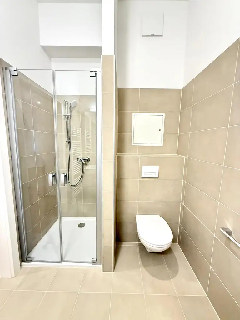 Wunderbare, moderne 1-Zimmer-Wohnung mit Loggia – 
Erstbezug in guter Lage des 12. Bezirks!