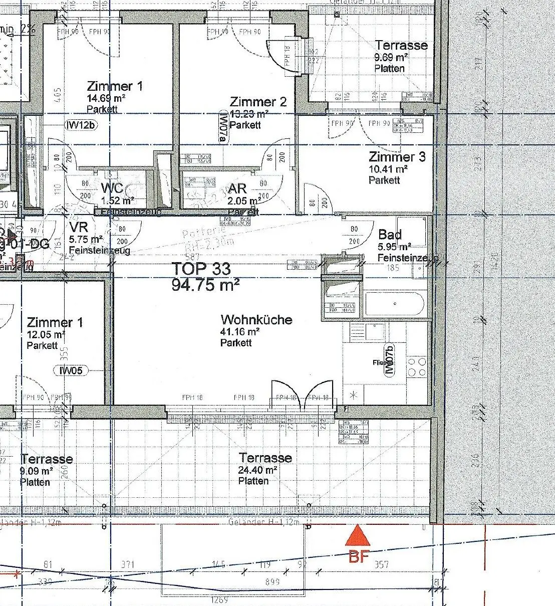 Bestandsplan Top 1.33