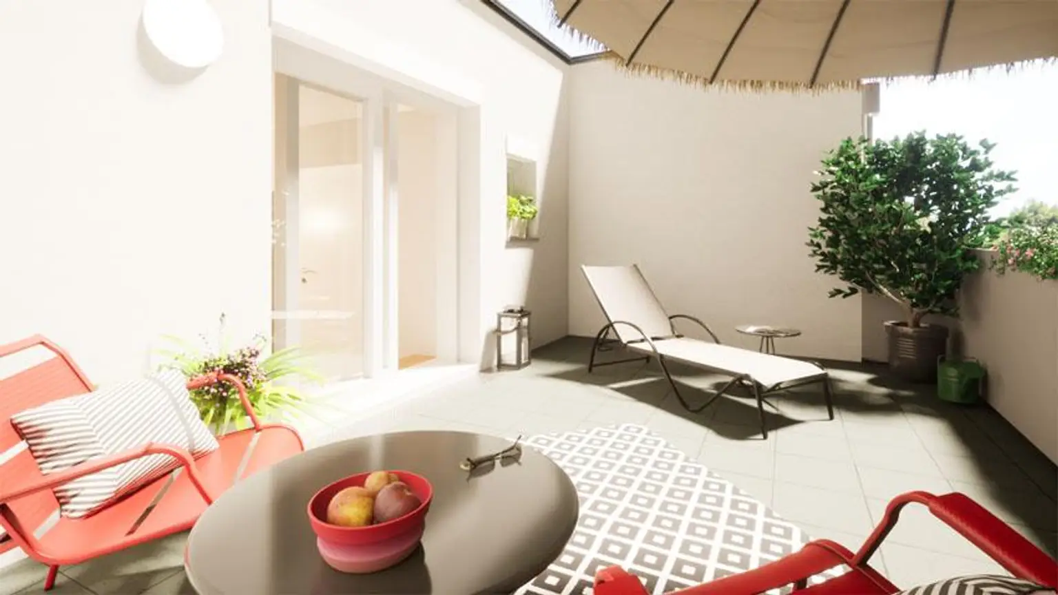 Provisionsfreies, ziegelmassives Reihenhaus mit 4 Zimmern, Keller, Terrasse, Eigengrund, Dachterrasse und Tiefgaragenplatz