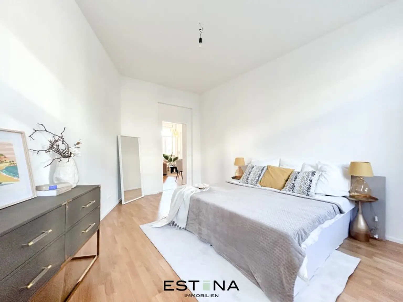 Stilvolle 3-Zimmer-Wohnung mit separater Küche in begehrter Grünruhelage nahe Gustav-Klimt-Park