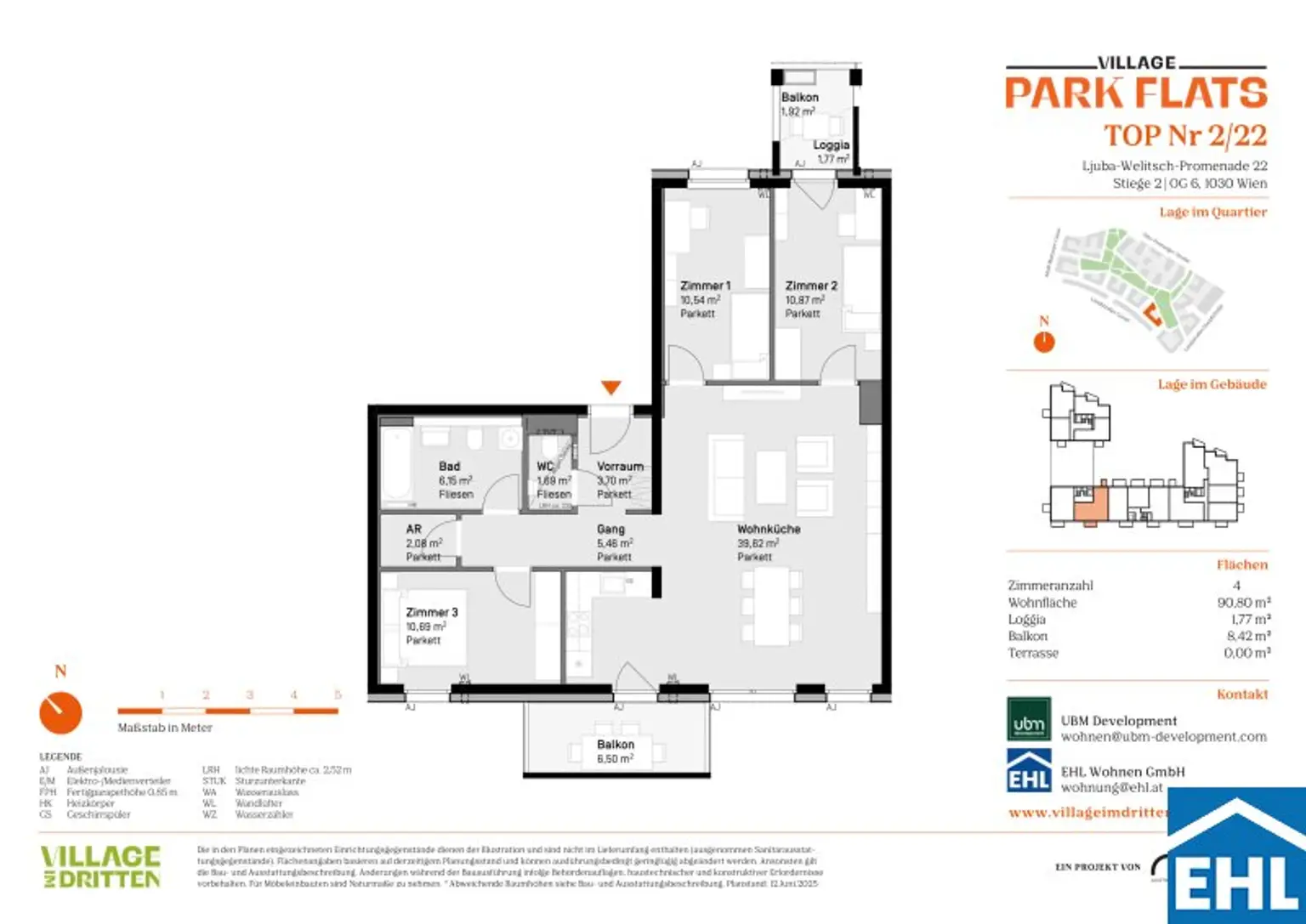Parknähe und Urbanität – Ihr Anlageobjekt bei den PARK FLATS