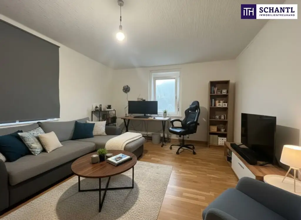 TOP INVESTMENT! Bereits VERMIETETE 3-Zimmer- Wohnung mit Balkon und EIGENGARTEN in Wildon!  Spitzen Rendite! 187m² Garten!