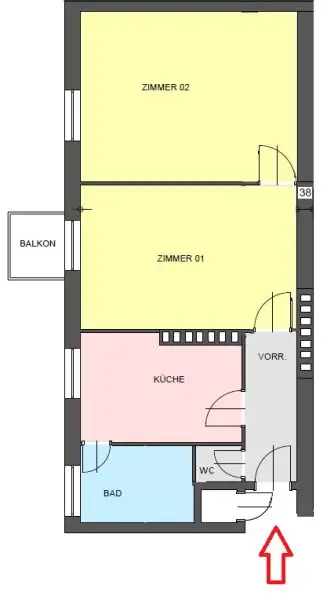 HIGHLIGHT I BALKON I BAD MIT WANNE I RENOVIERT I CLEVERER GRUNDRISS I PETS OK I RUHIGES WOHNEN I LETZTER STOCK MIT LIFT I I PROJEKT WOHNEN