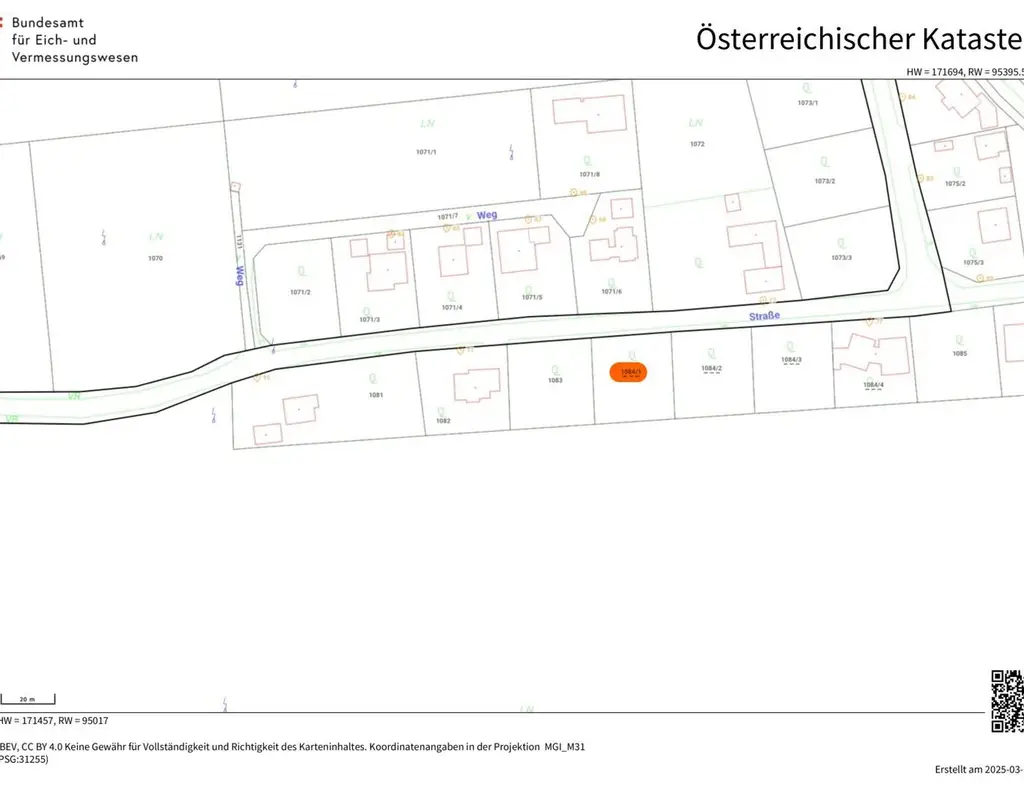 Sonniges Baugrundstück mit unverbaubarer Weitsicht in Sankt Margarethen ob Töllerberg