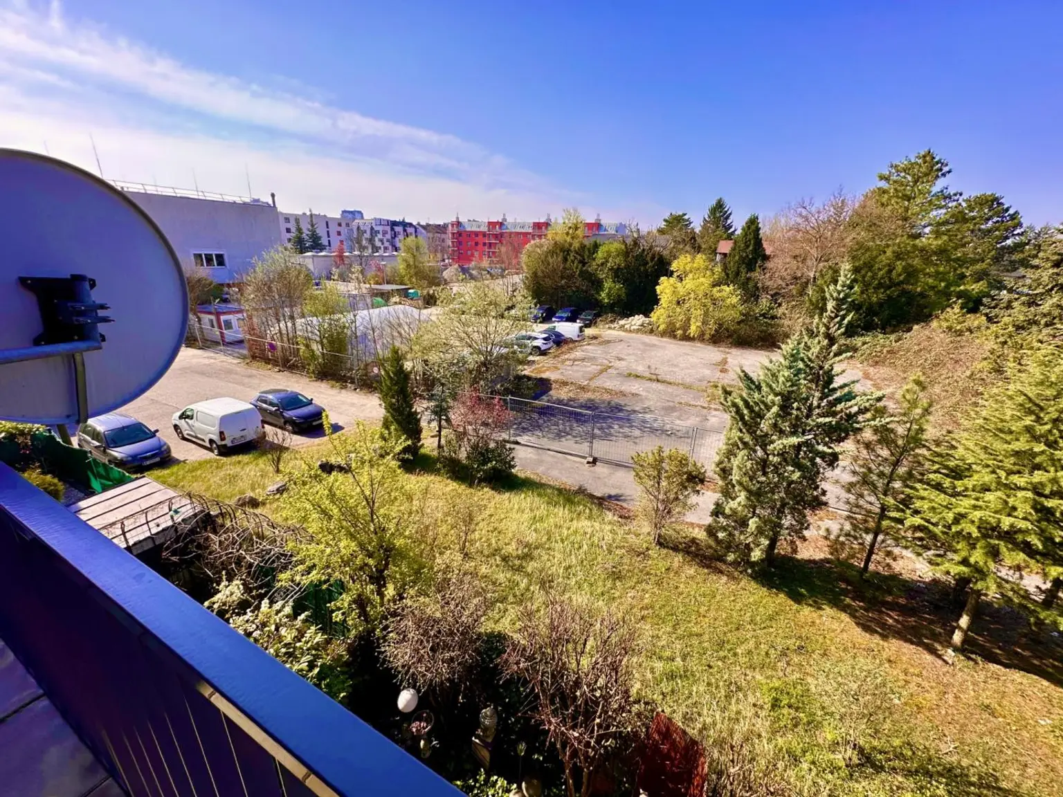 Blick vom Wohnzimmer