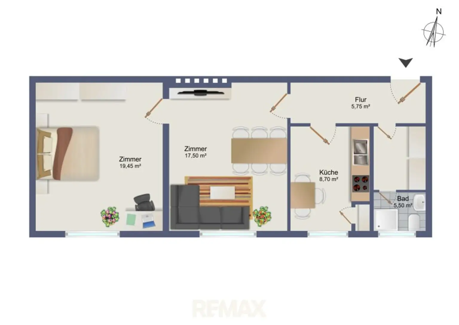 schematischer Grundriss