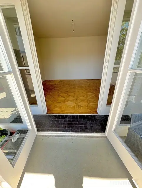 Blick ins Schlafzimmer
