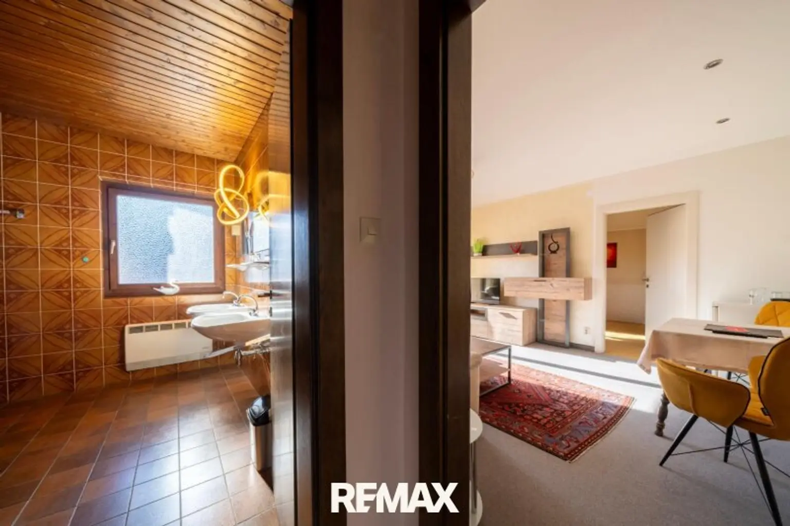 Apartment mit Badezimmer