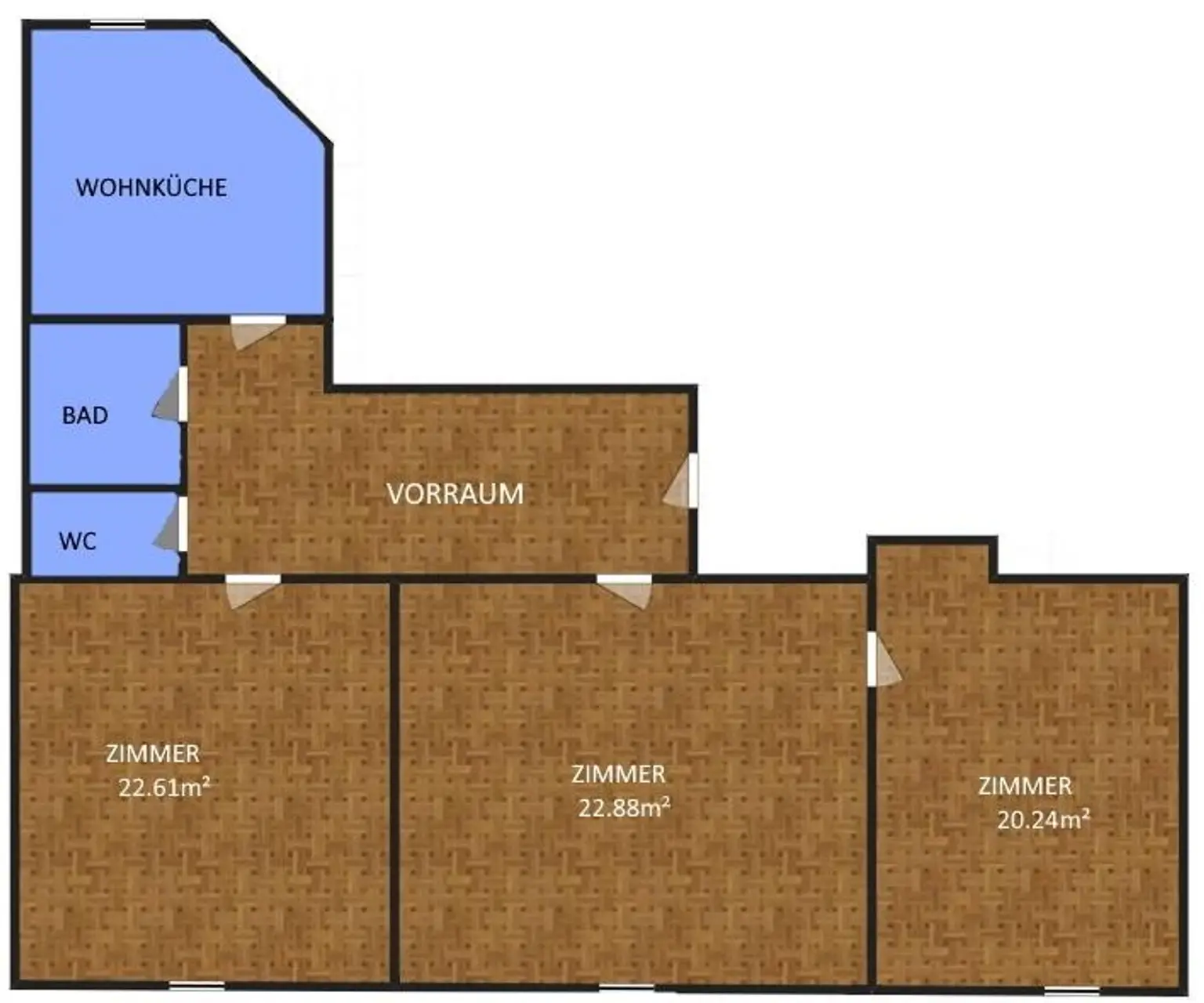 "3 Zimmer – Citynah & ideal für Familie oder WG - Radeckgasse 7"