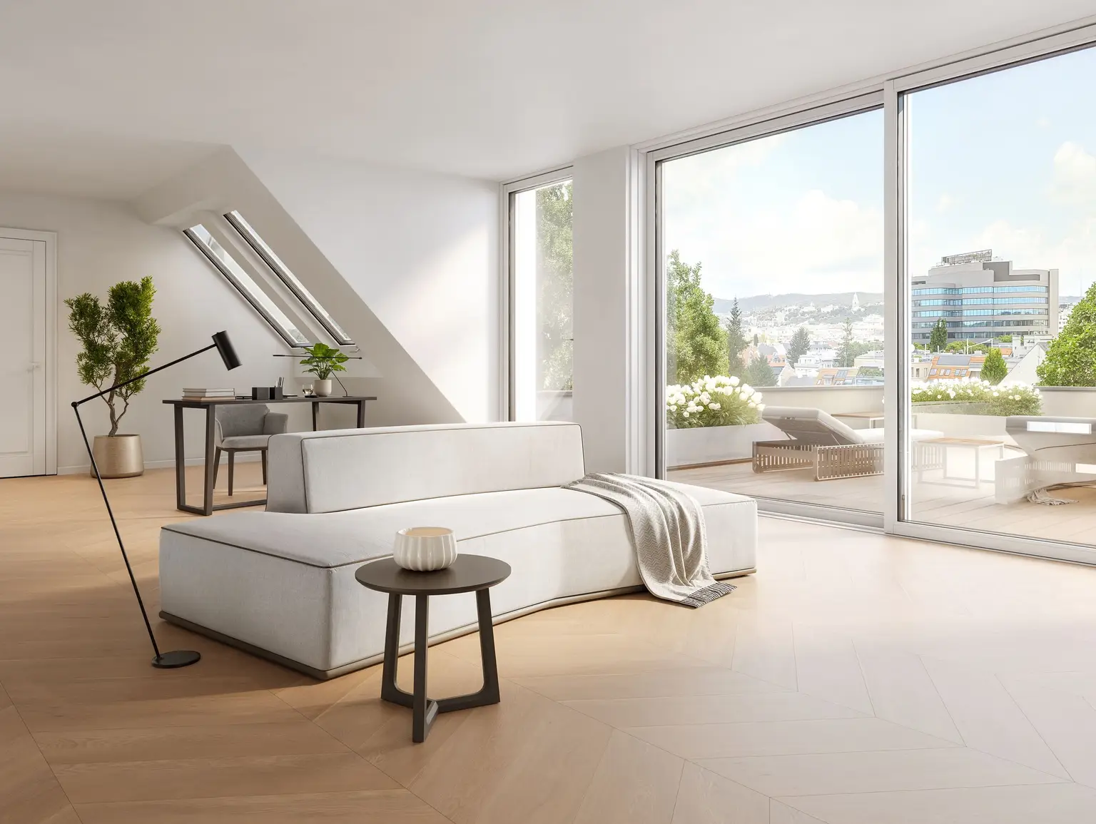 Villa Fleur - Großzügiges Penthouse mit Stadtblick