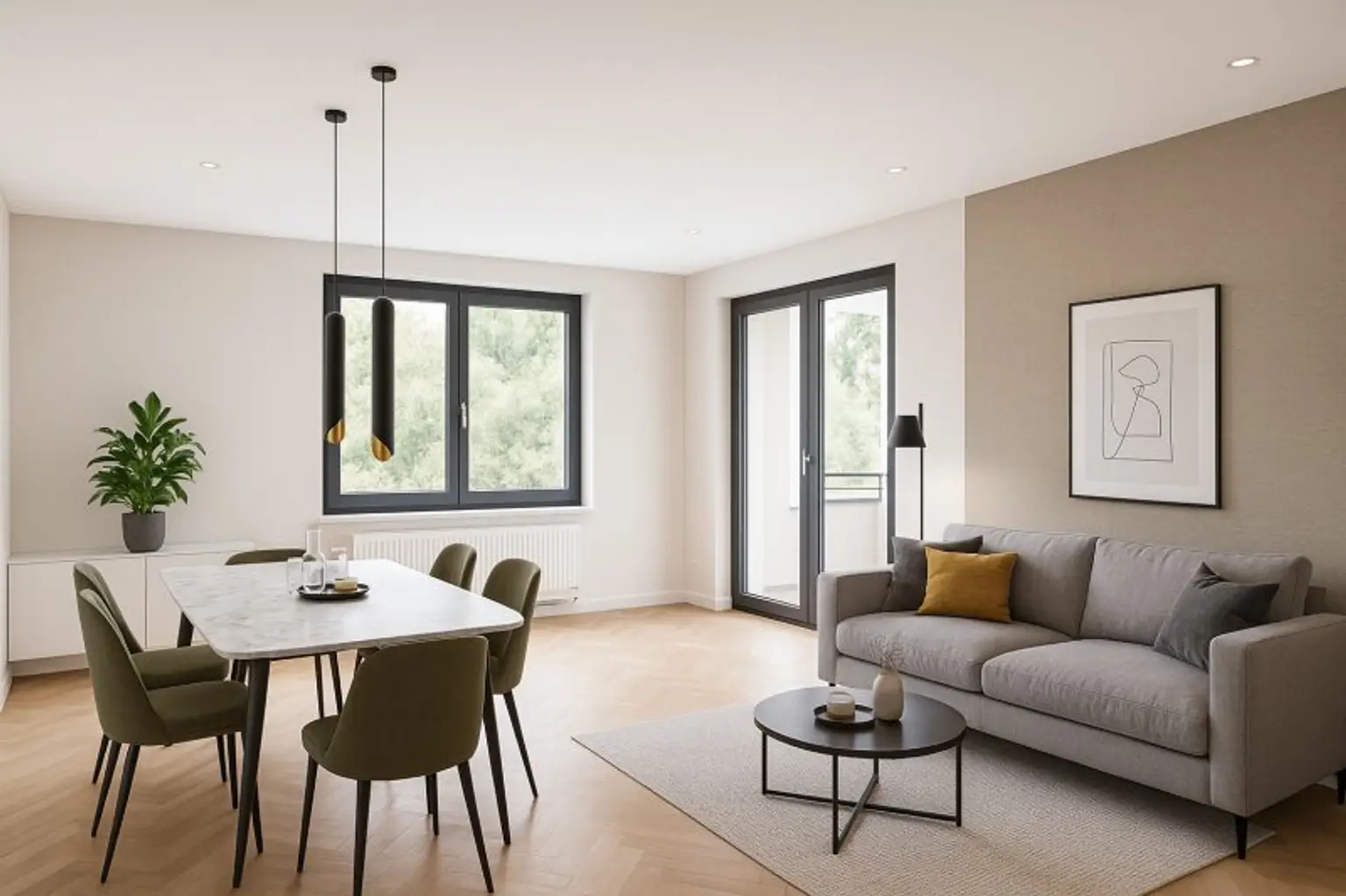 3-Zimmer-Wohnung mit Loggia & Grünblick – Sanierungsprojekt mit Potenzial