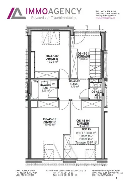 Perfekt für Familien - 4-Zimmer mit großer Terrasse