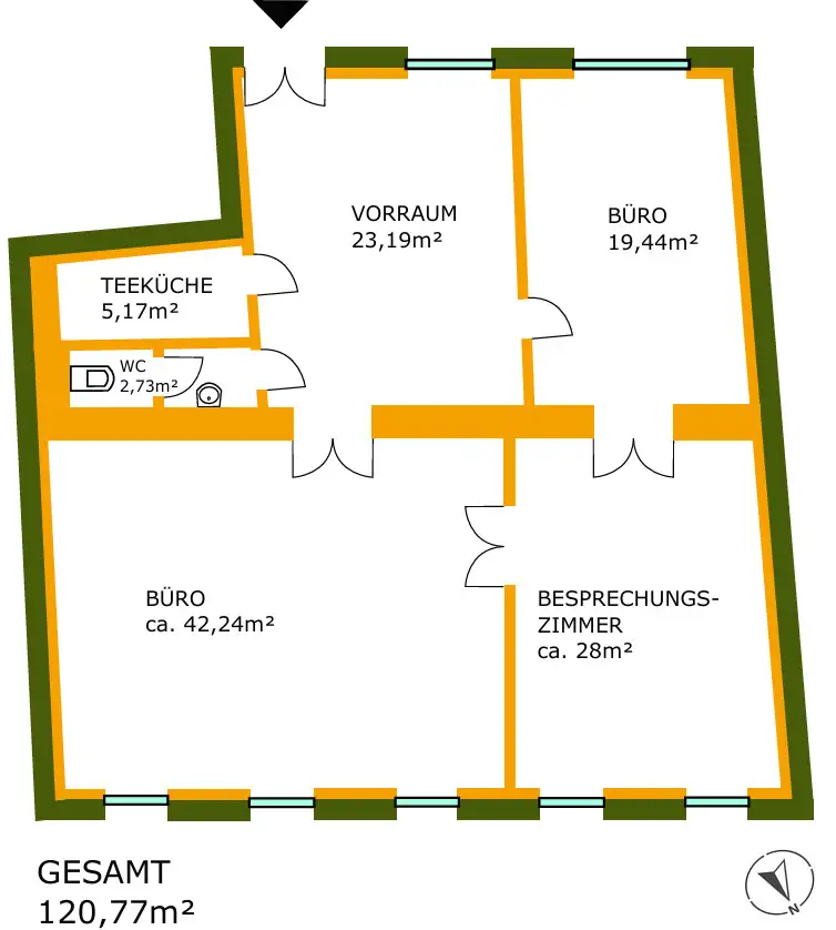 Modernes, voll ausgestattetes Büro zur Untermiete – zentral & flexibel