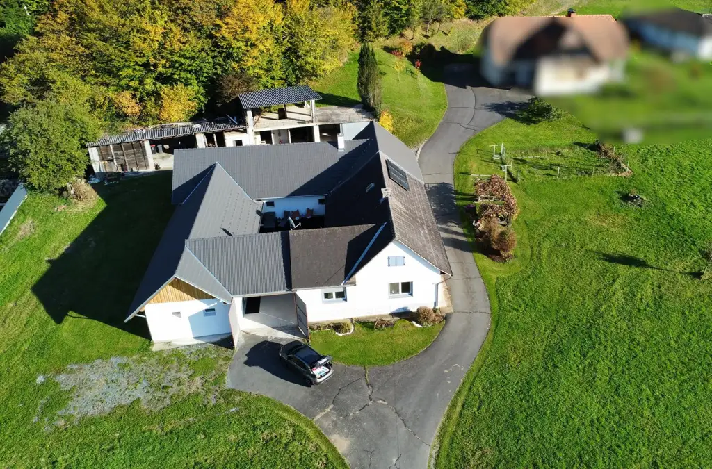 Gepflegter Vierkanthof mit Nebengebäude und eigenem Wald im idyllischen Südburgenland