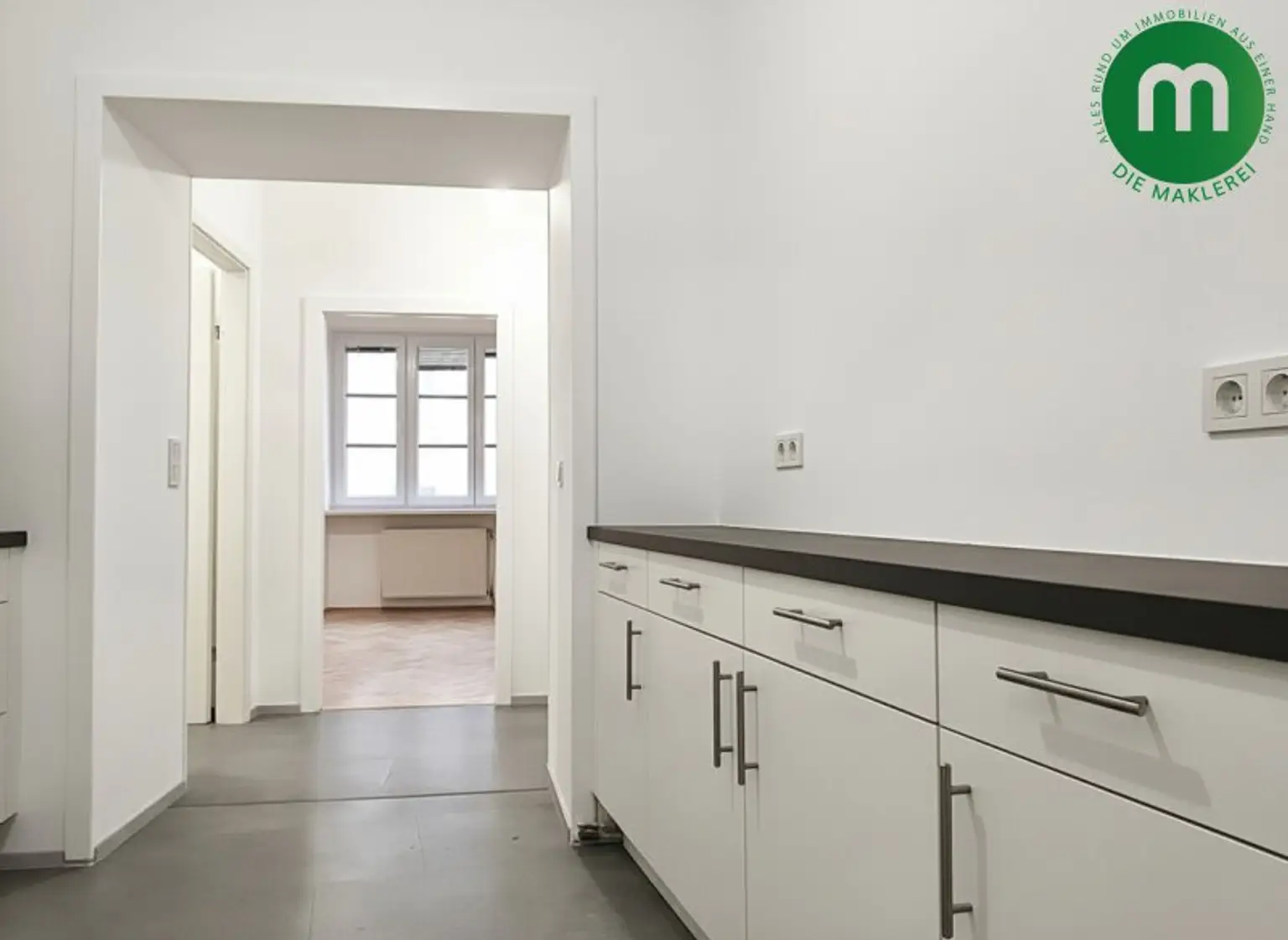 reichlich Stauraum im Küchenbereich