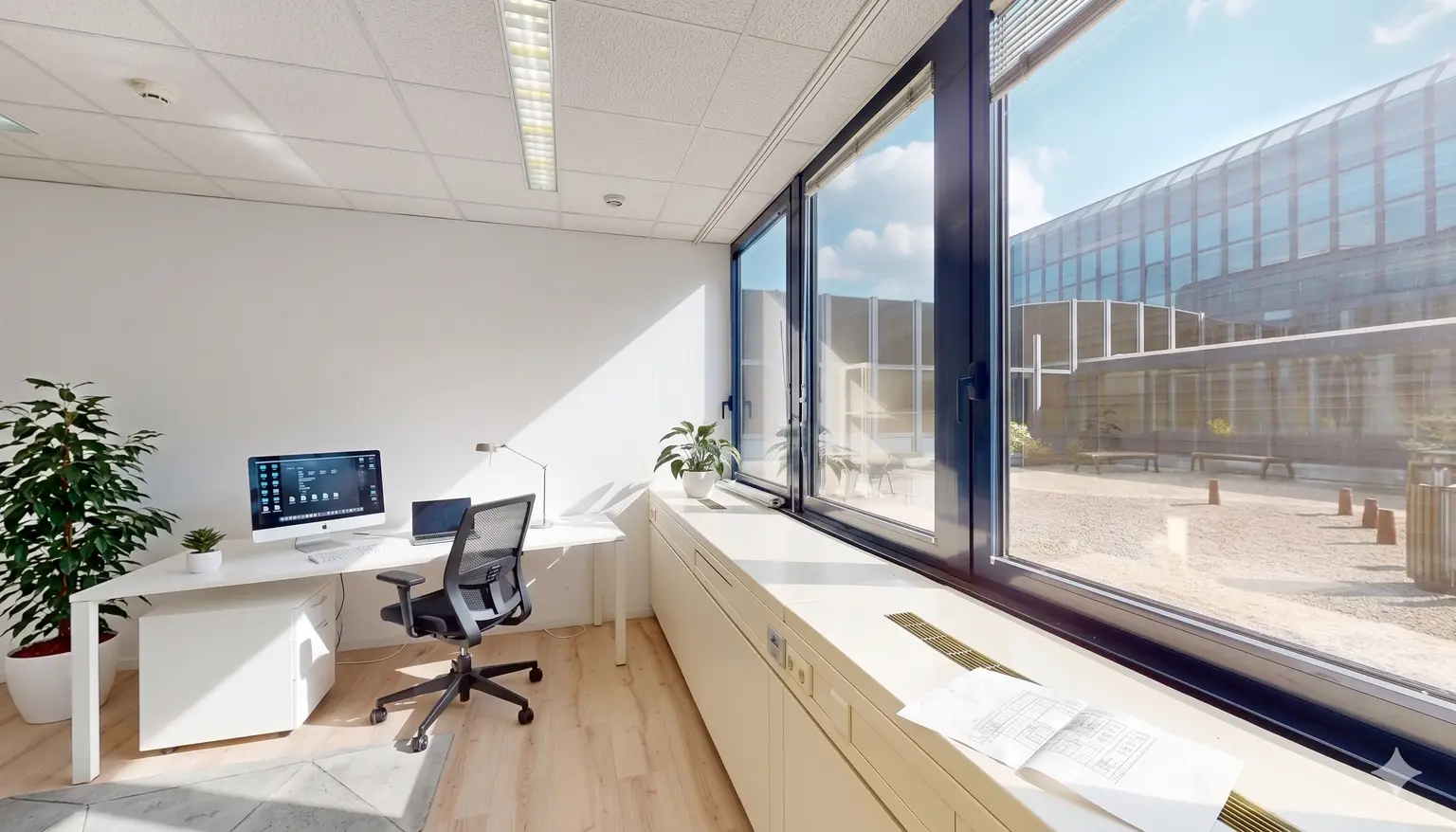 Flexibel gestaltbare Büroflächen im SCS-Komplex