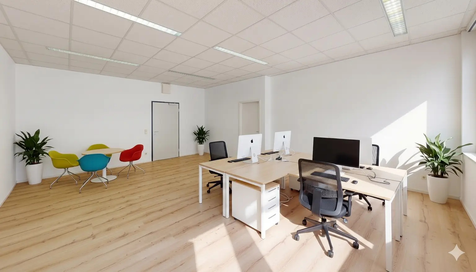 Kompaktes 1-Zimmer-Büro für effizientes Arbeiten