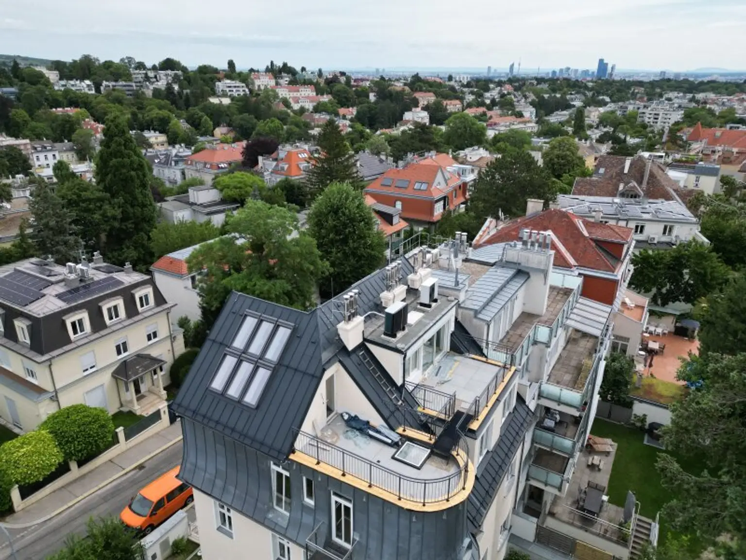 Haus Drohnenaufnahme