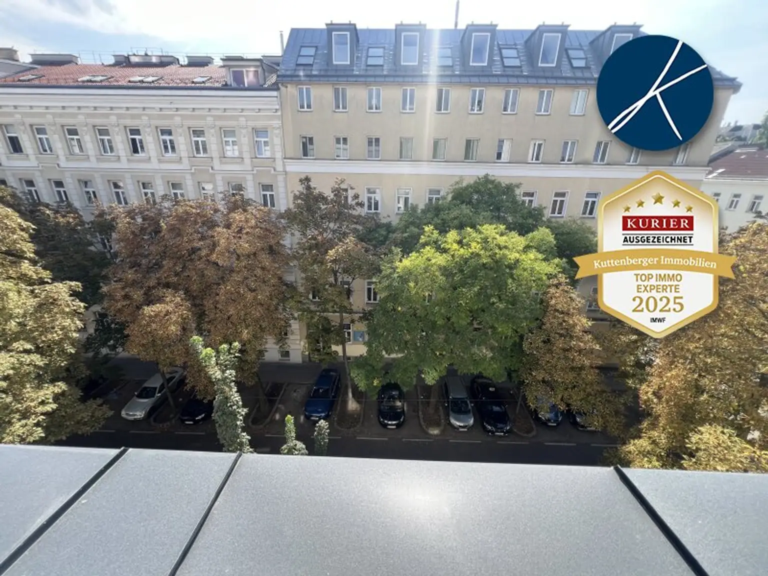 *Superprojekt: "Über den Baumwipfeln" Top 43  Erstklassige 3-Zimmer Wohnung mit Blick auf die Kastanienbäume + Balkon