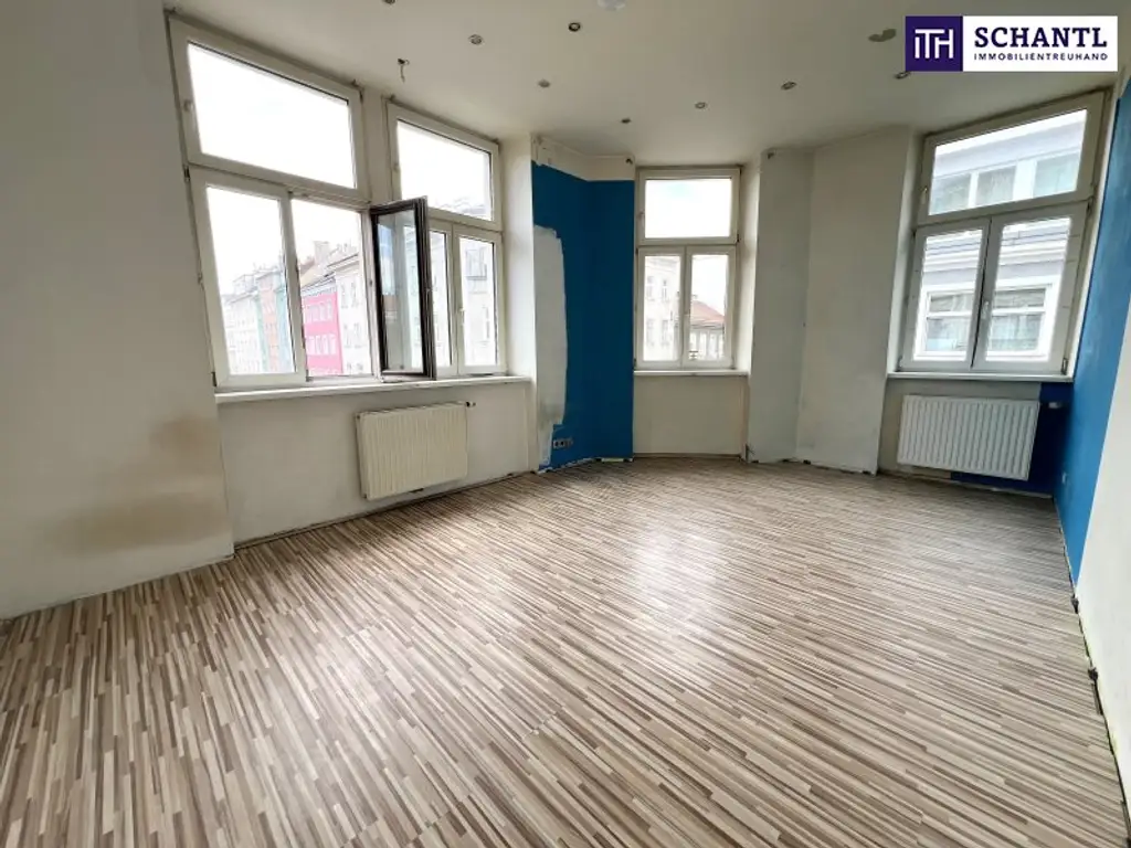 Wow-Eckwohnung im Prunkstück von 1918 – 68 m² Licht & Charme zum Hammerpreis – Ihre Chance zur Sanierung!