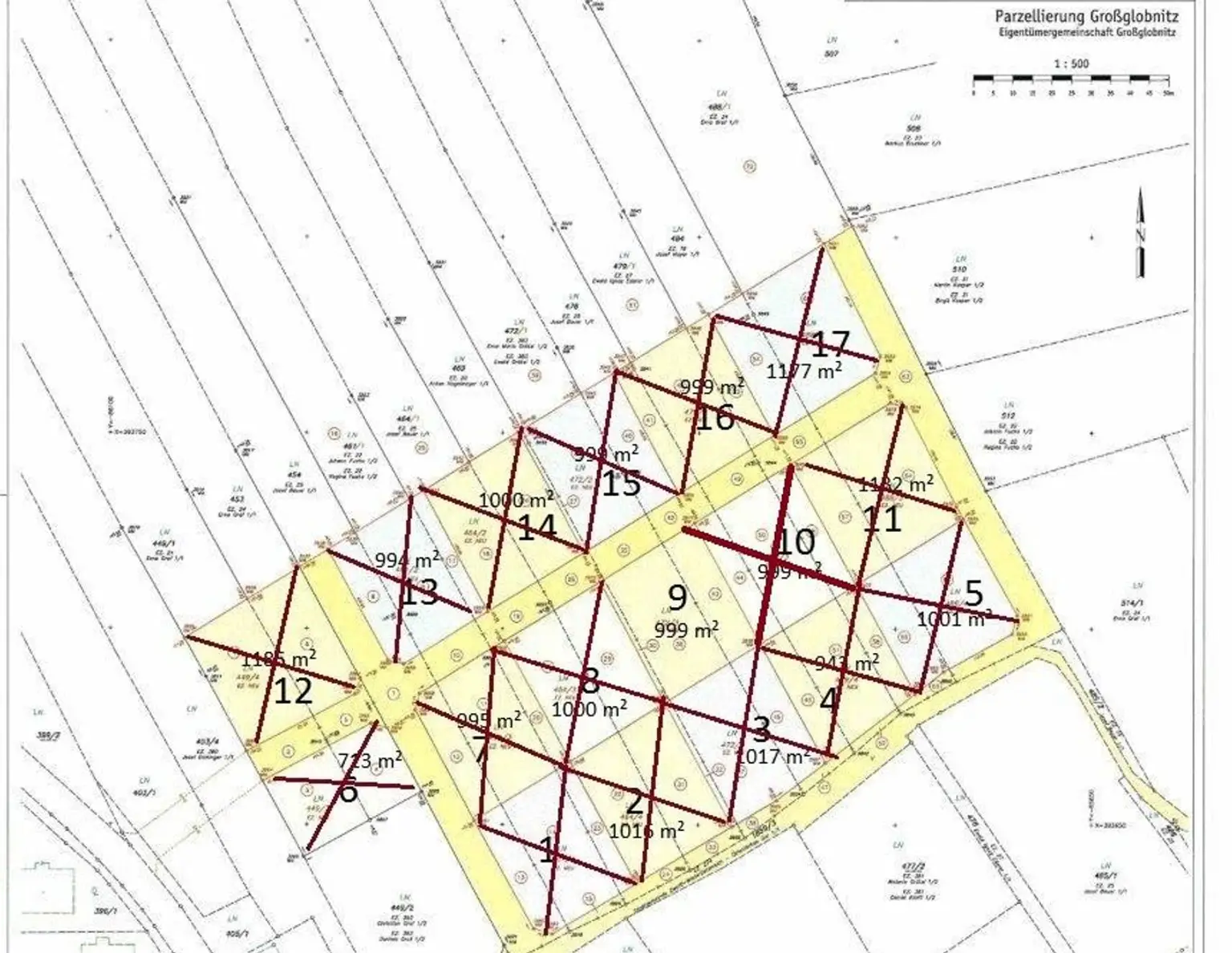 GROSSGLOBNITZ - NEU ERSCHLOSSENE BAUGRUNDSTÜCKE