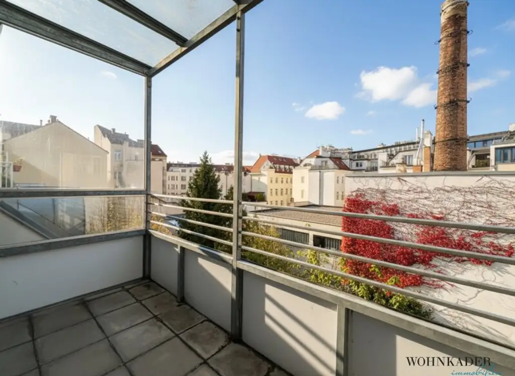 Moderne 3-Zimmer-Wohnung mit Loggia zum ruhigen Innenhof – Nähe Karmelitermarkt