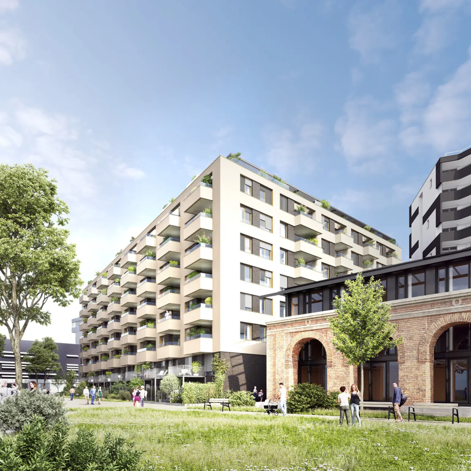 Directly at the main train station: Commission-free + Completion in October