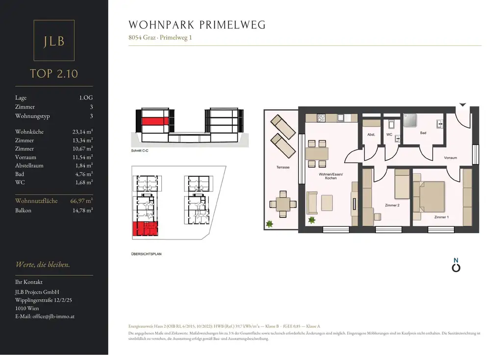 JLB Verkaufsplan Primelweg 1 – Top 2.10