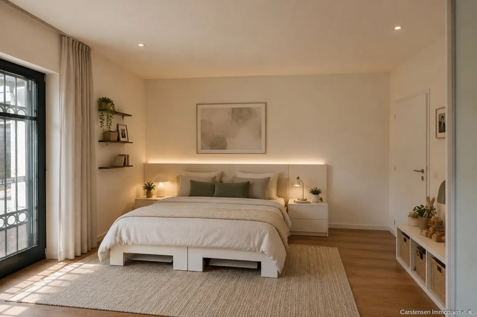 Schlafzimmer Virtuelles Staging mit KI