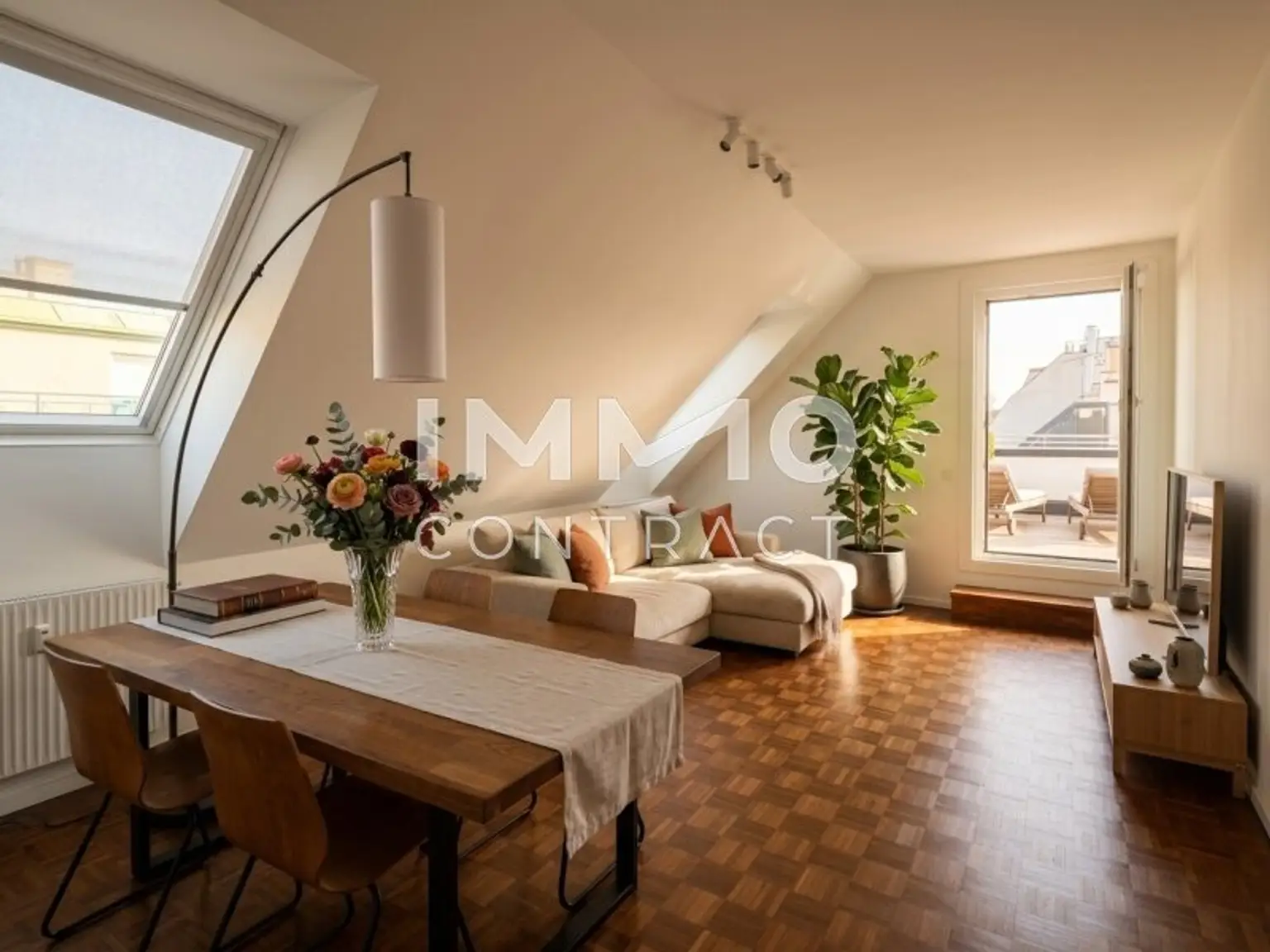Wohnzimmer mit Ki bearbeitet