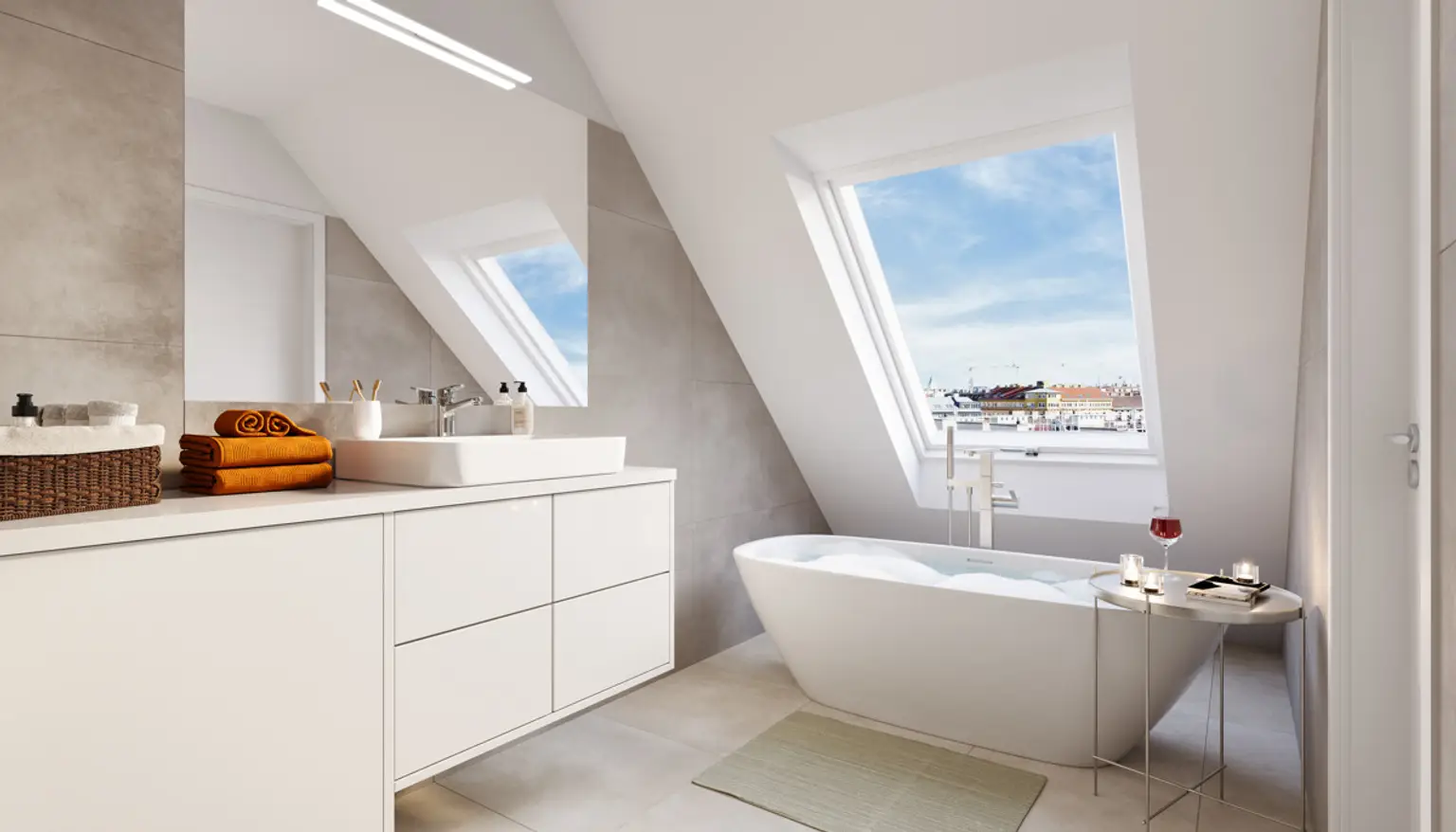 Sky Living - 4 Zimmer im Dachgeschoss mit exklusiver Terrasse: U6 Burggasse