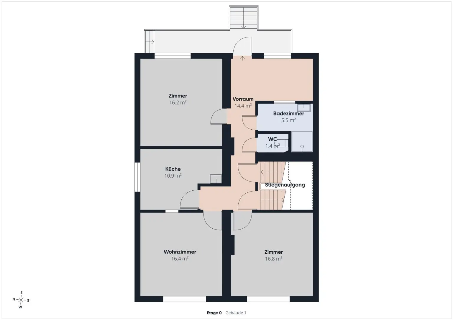 Hauptgebäude EG Plan