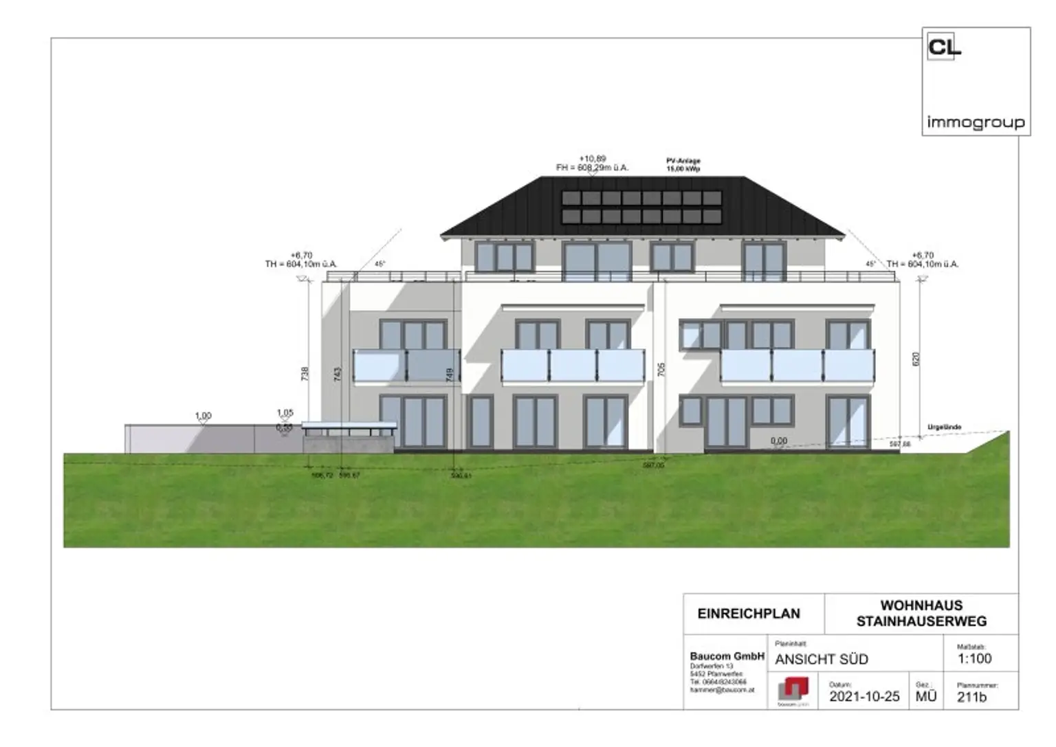 Bauträgerprojekt Ebenau für 7 Wohneinheiten