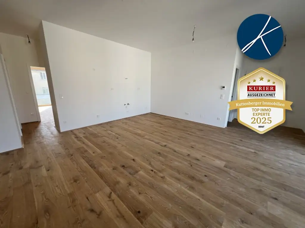 *Superprojekt: "Über den Baumwipfeln" Top 43  Erstklassige 3-Zimmer Wohnung mit Blick auf die Kastanienbäume + Balkon