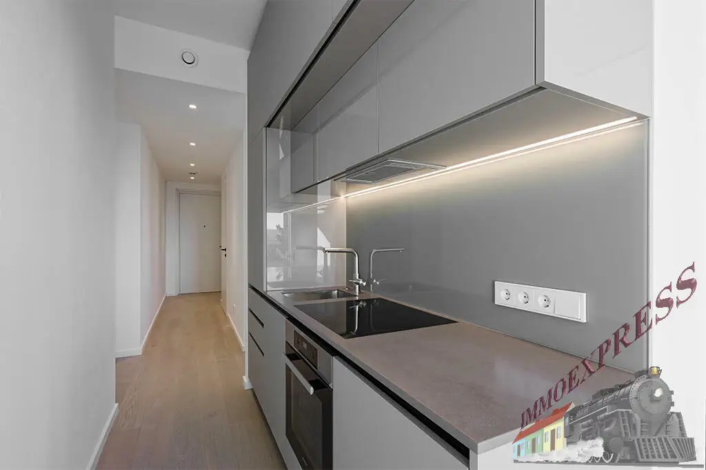 POOL | SONNENDECK | GYM | WELLNESS = 1-Zimmer-Wohnung + BALKON = ERSTBEZUG = DANUBEFLATS