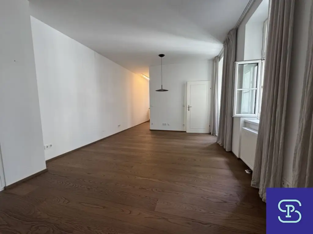 Provisionsfrei: Exklusiver 47m² Altbau mit Einbauküche und kl. Balkon in Toplage - 1080 Wien