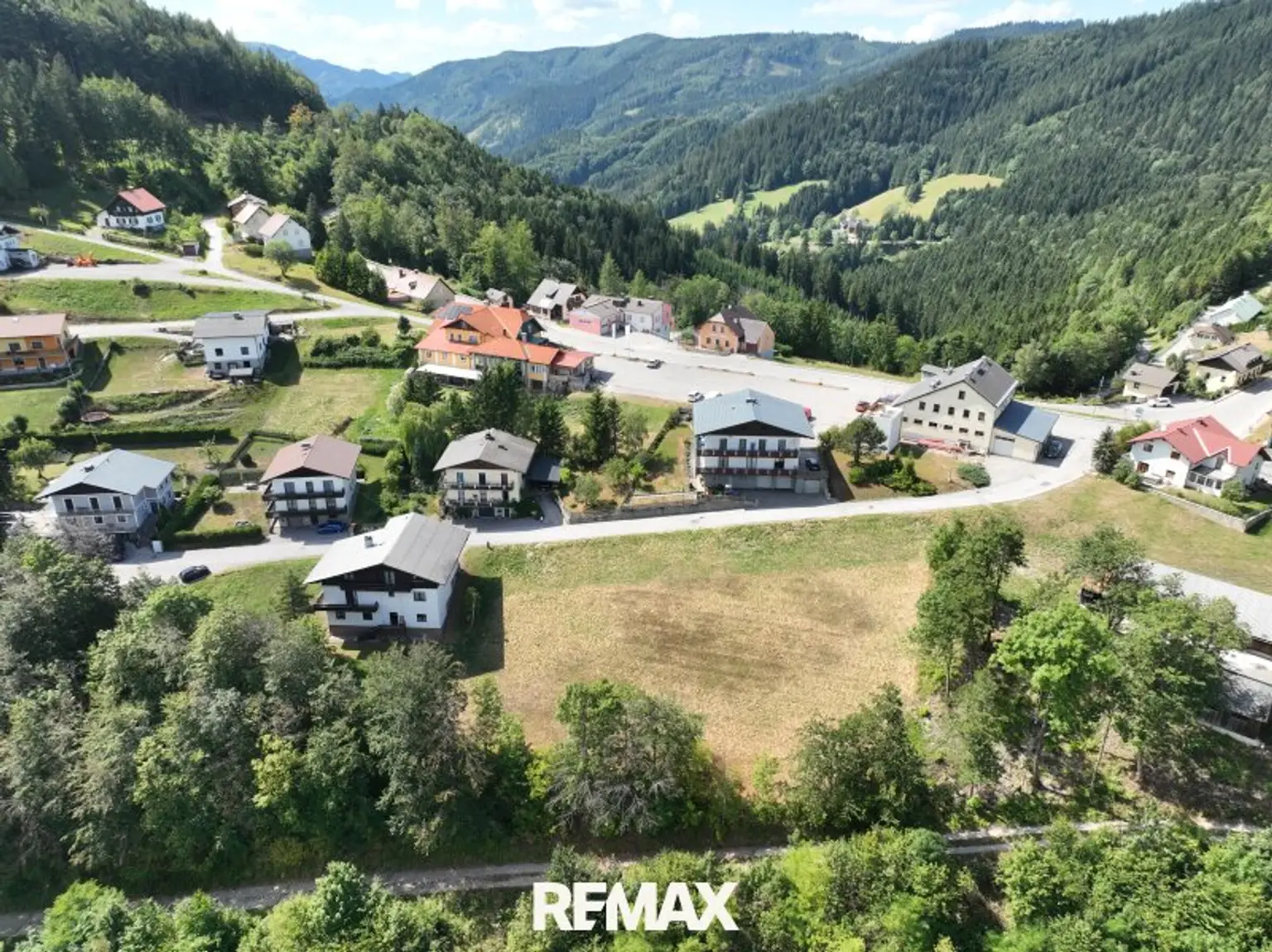 Blick Richtung Ortszentrum