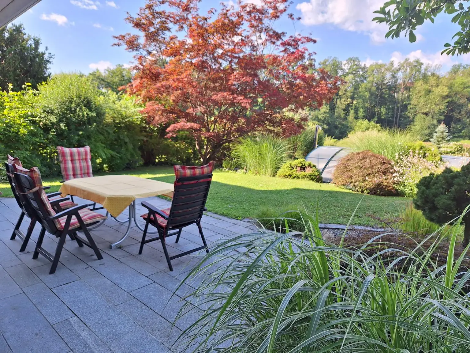 Einfamilienhaus mit Pool, Garten & Aussicht – Praxis & Mietpotential