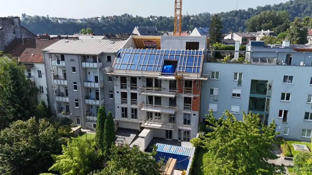 Neubauprojekt Wohnhaus HAGEN8 | ruhiger - grüner - Innenhof | jetzt Rohbau besichtigen