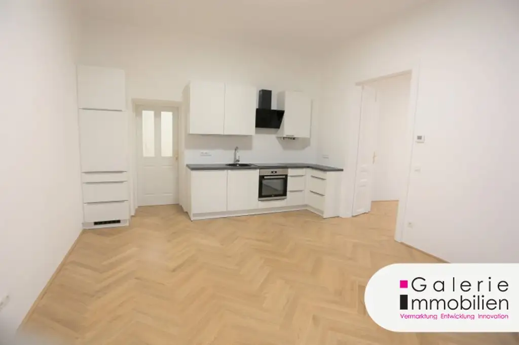 Topsanierte, helle 2-Zimmer-Altbauwohnung mit Balkon am Reumannplatz