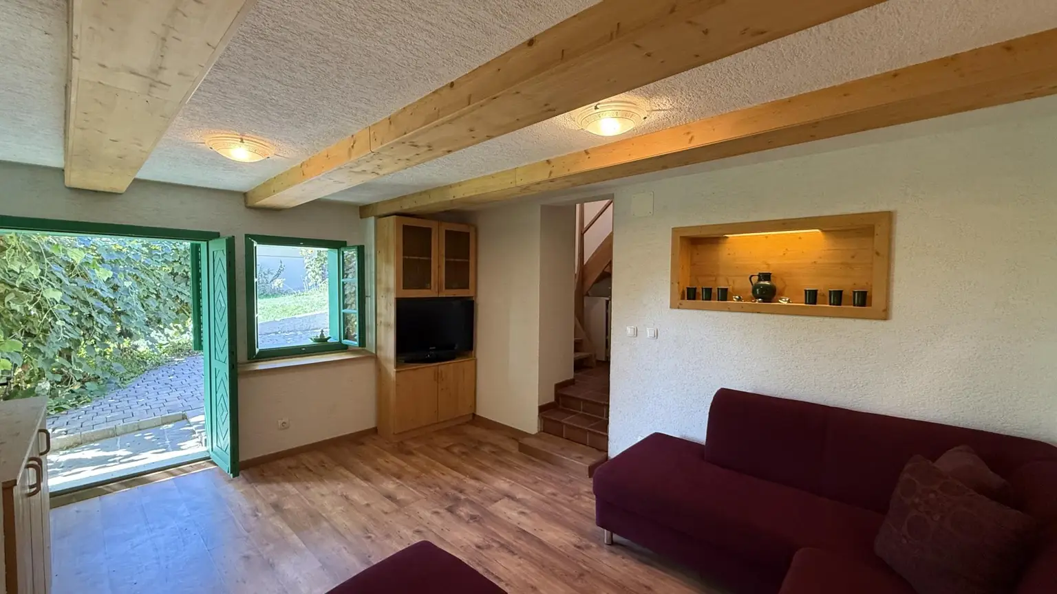 Wohnzimmer mit Ausblick