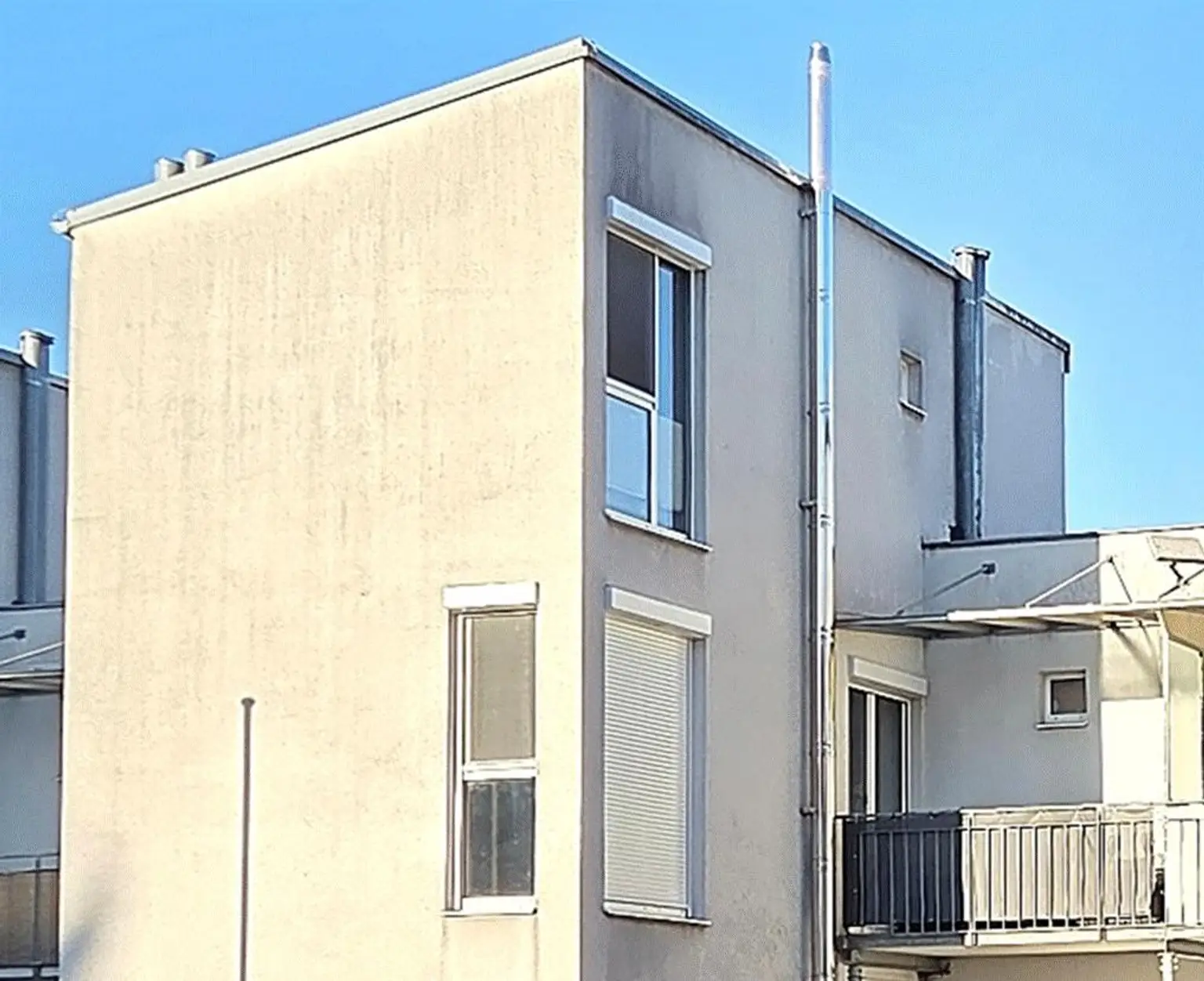 Ansicht süd-/west mit Loggia