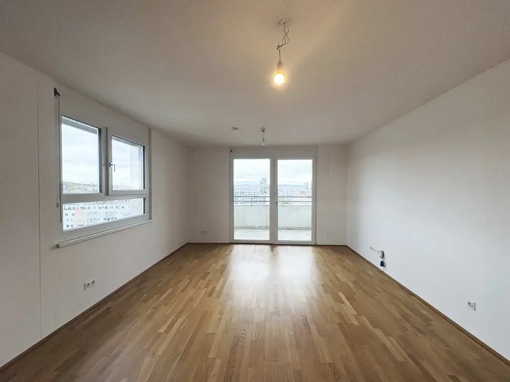 Q11 Leben in Simmering - Traumhafter Ausblick -
Loggiawohnung mit 3 Zimmern und Deckenkühlung!