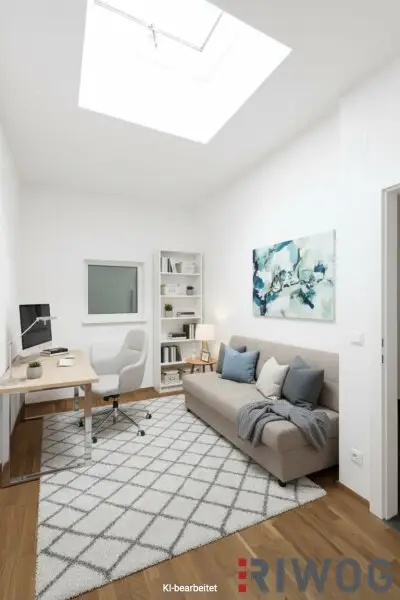 ERSTBEZUG nach Sanierung mit Blick auf Schloss Laudon  | ca. 16 m² Loggia  | Garagenplatz | Vollausgestattete Küche | Erholungsgebiet angrenzend