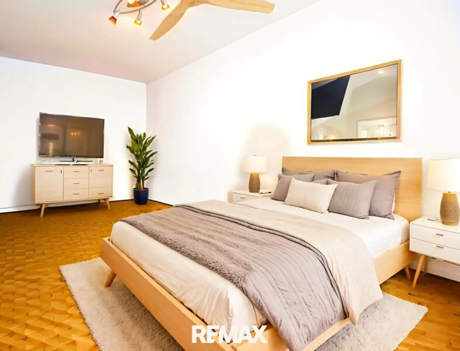 Schlafzimmer (virtuell eingerichtet)