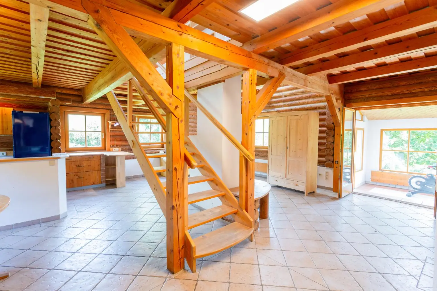Blockhaus mit unverbaubarem Ausblick ins Kamptal